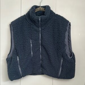 Cozy Blue Sherpa Vest fp free people movement